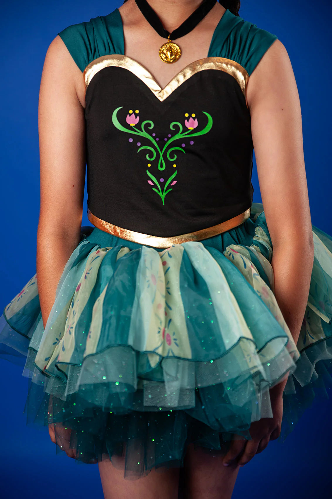 Anna ( frozen) inspired tutu set