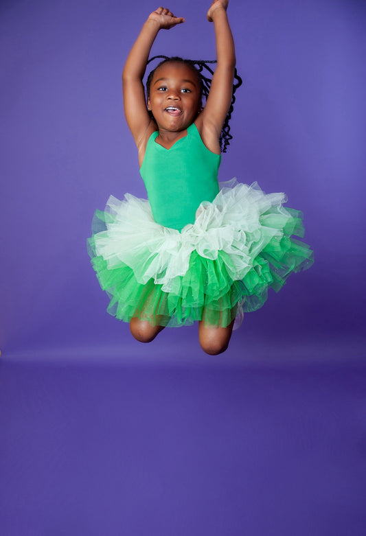 Green tutu set Bamboo