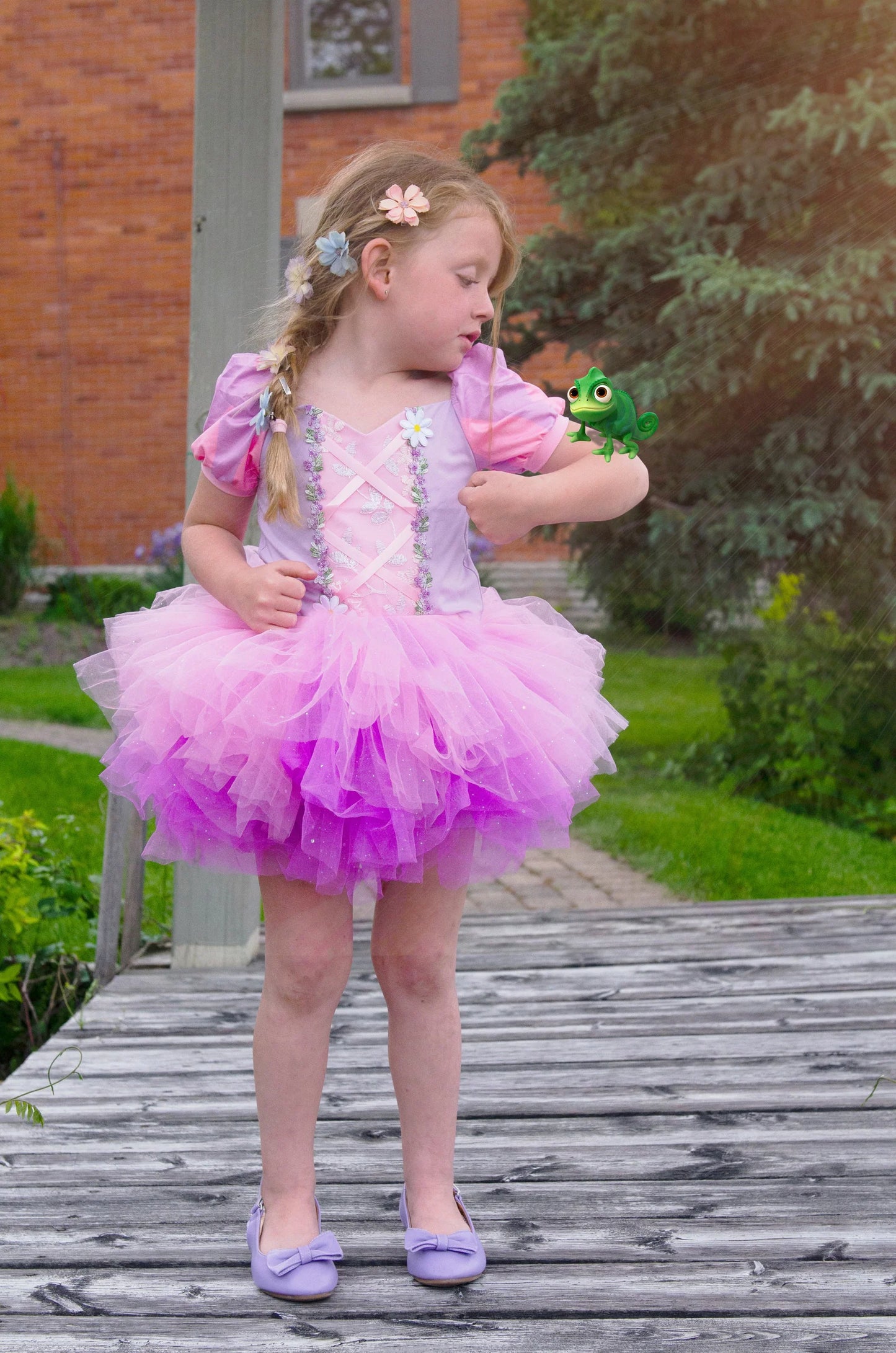 Rapunzel inspired tutu set