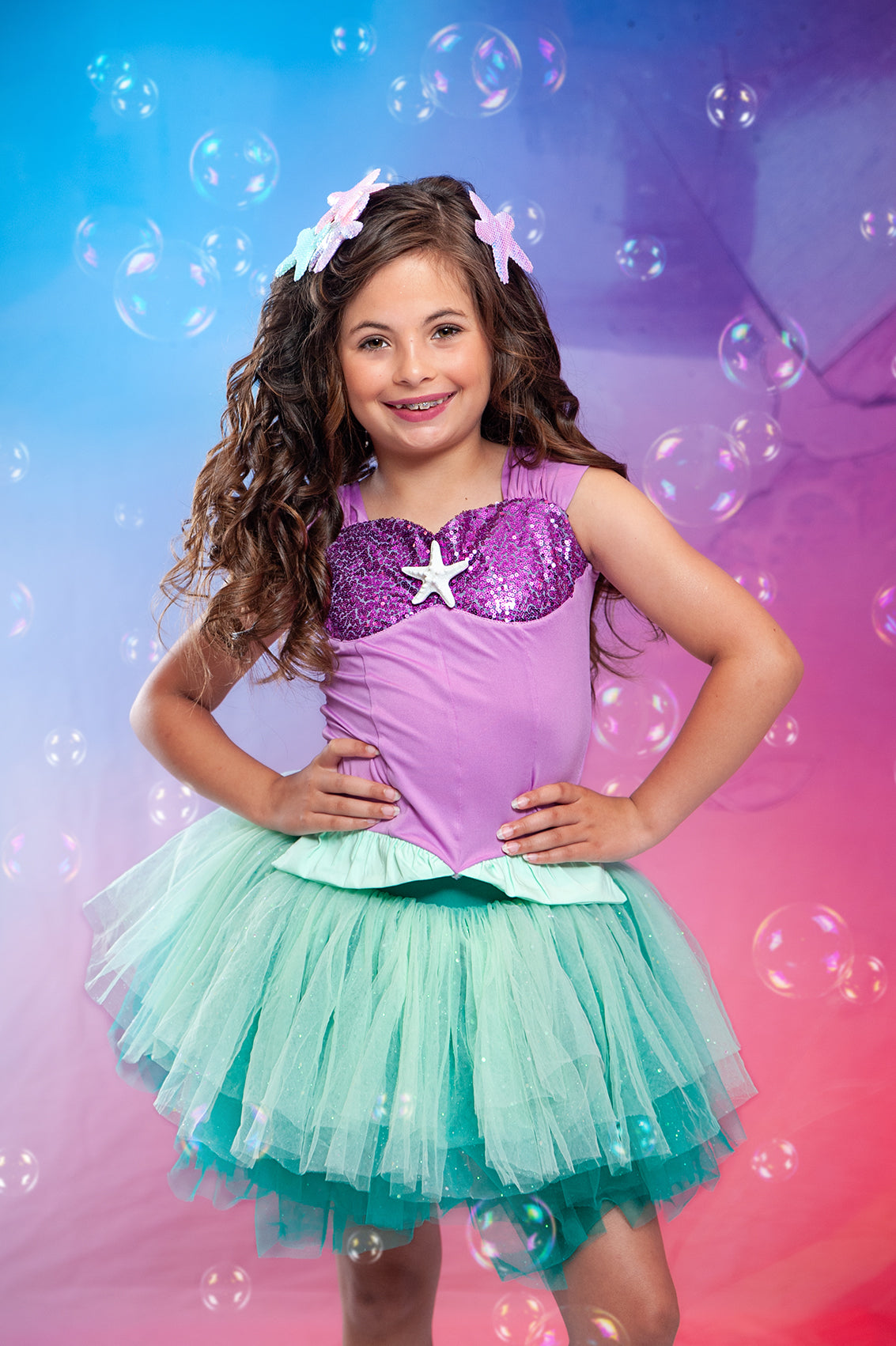 Ariel inspired tutu set