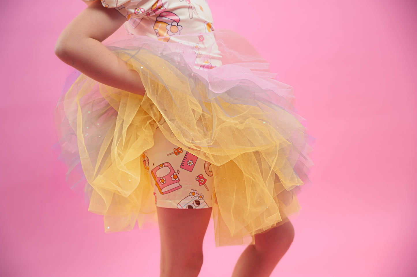 School Print tutu set Bamboo