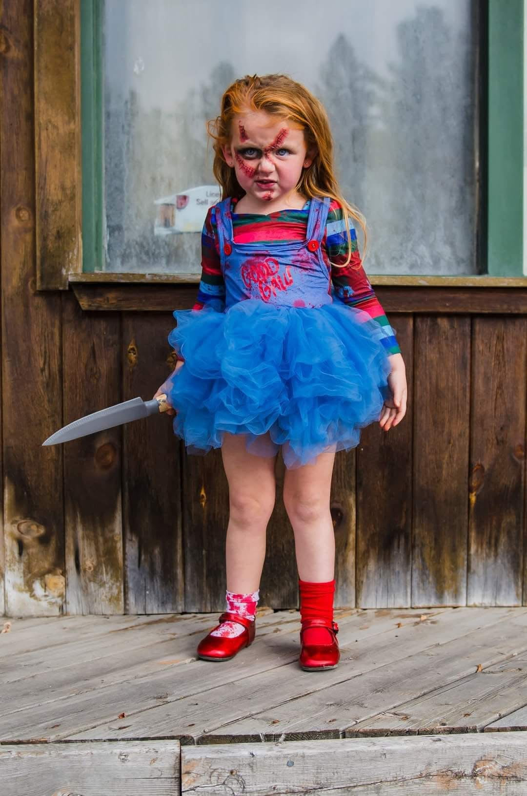 Chucky inspired tutu set Bamboo two piece full coverage