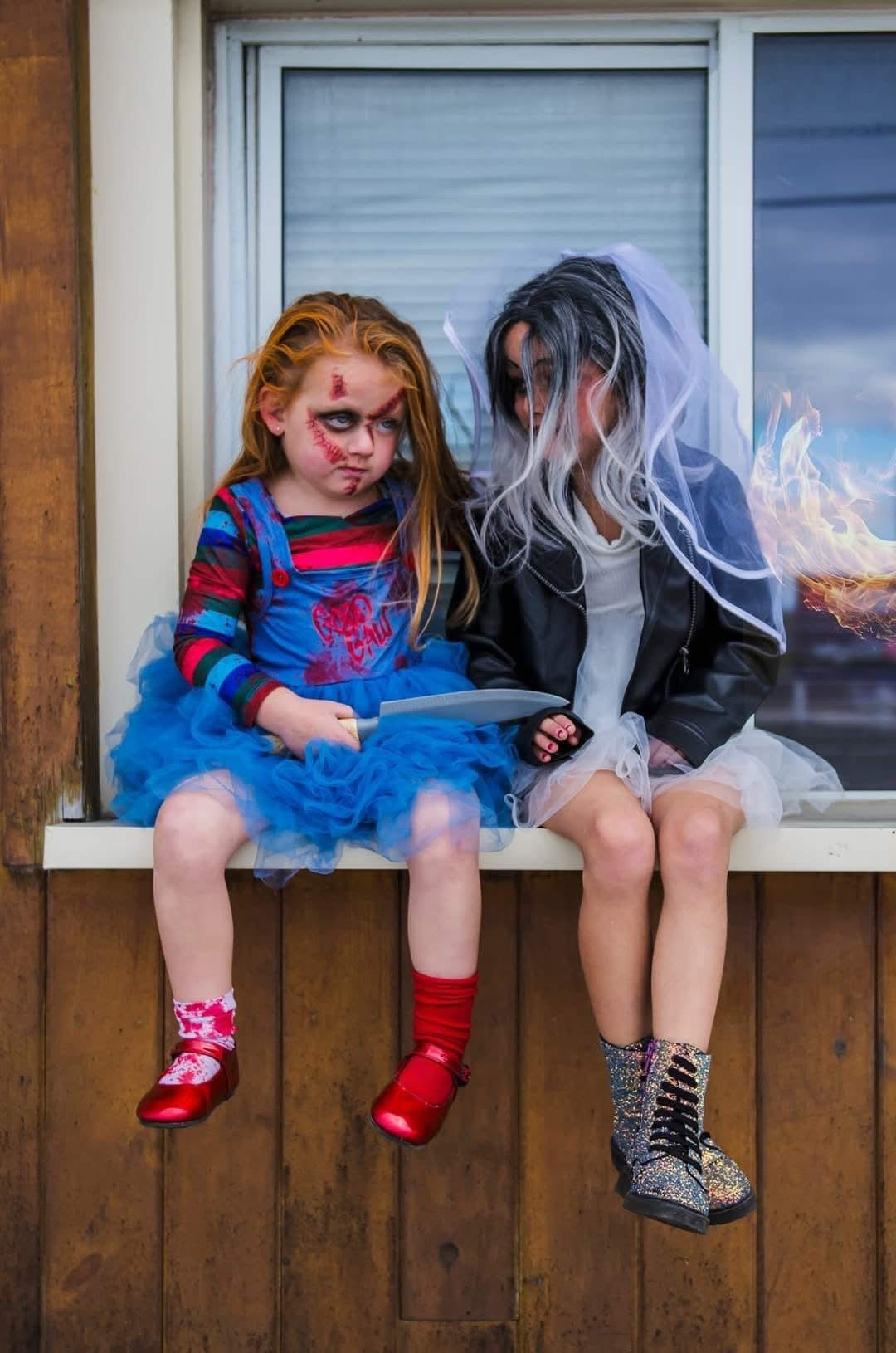 Chucky inspired tutu set Bamboo two piece full coverage