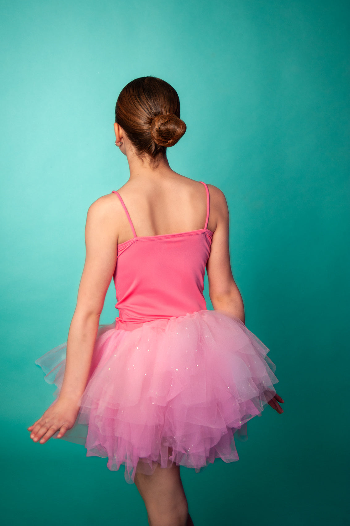 light pink thin straps tutu set Bamboo