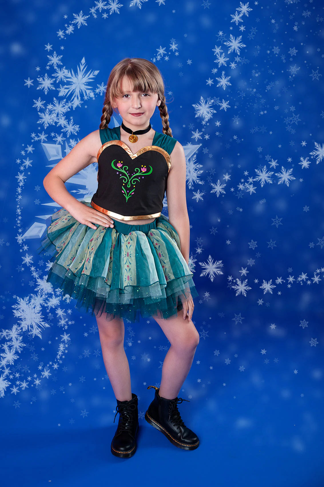 Anna ( frozen) inspired tutu set