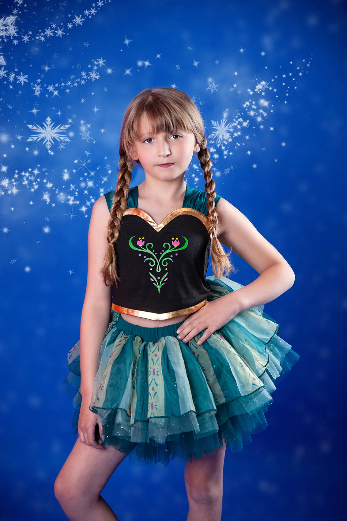 Anna ( frozen) inspired tutu set