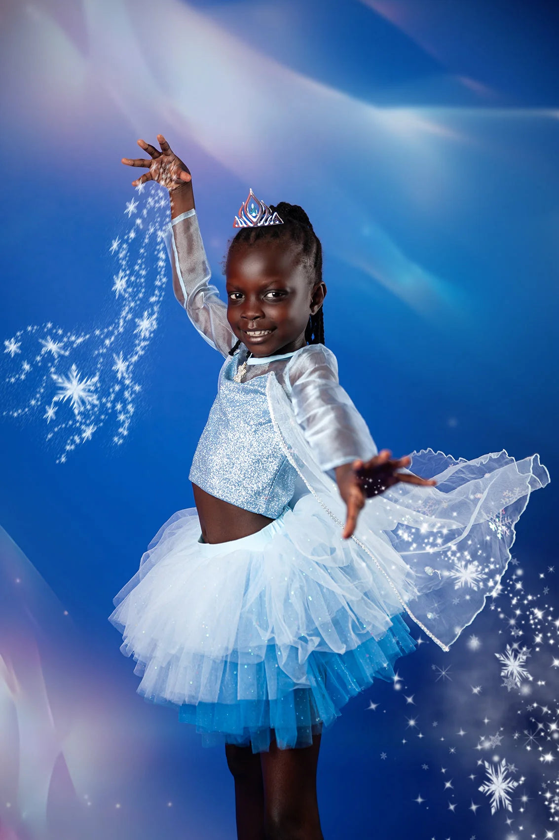 Elsa frozen inspired tutu set