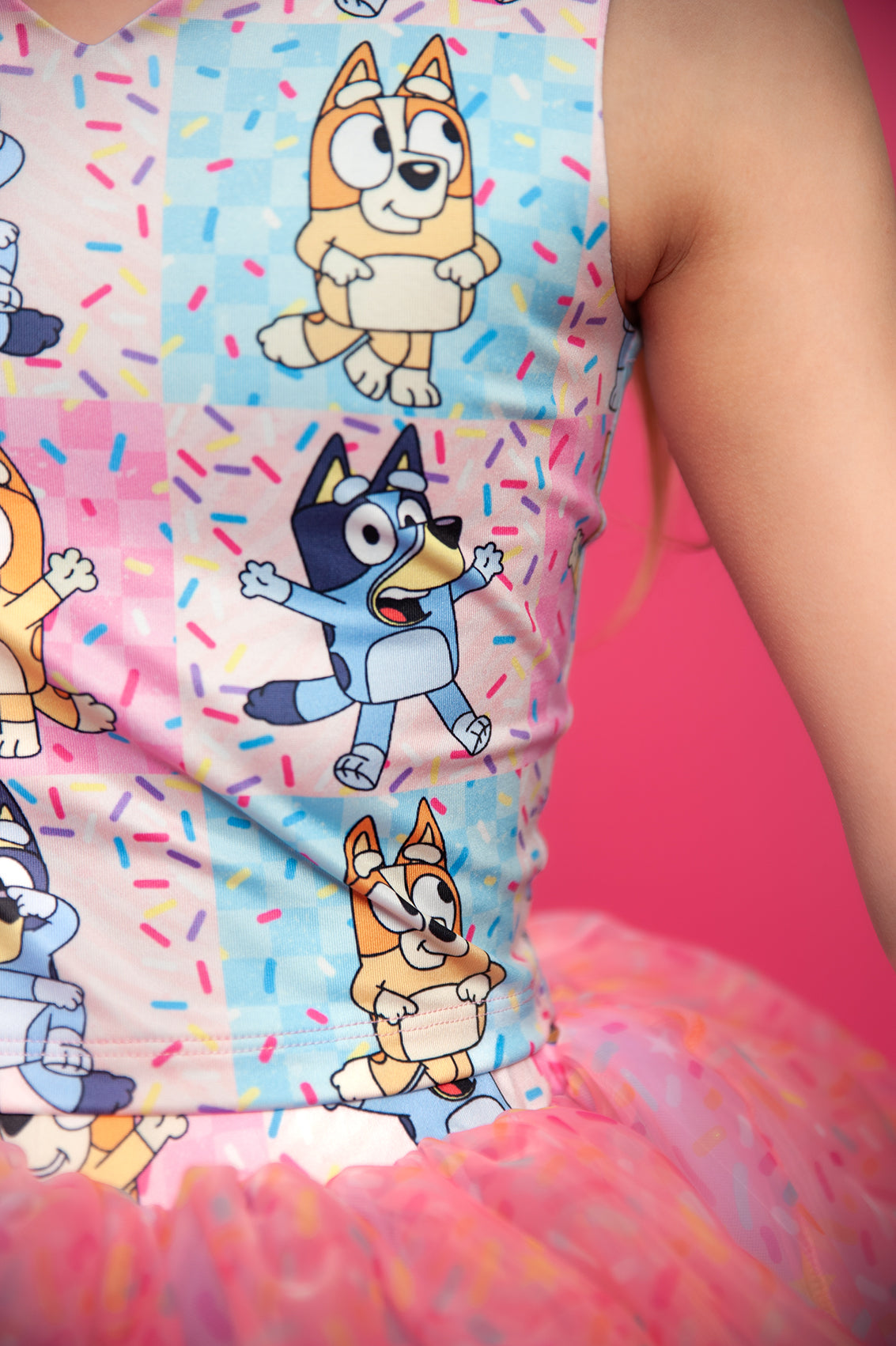 Blue Dog Sprinkles tutu set Bamboo