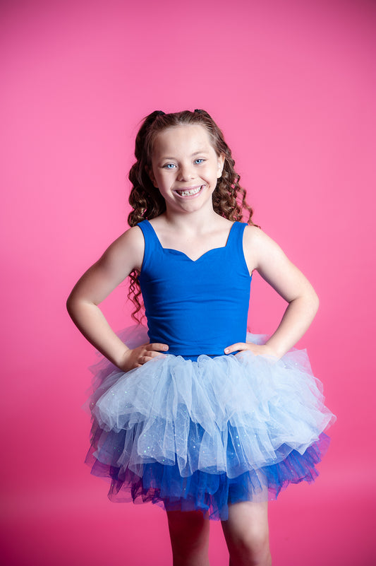 Blue tutu set Bamboo