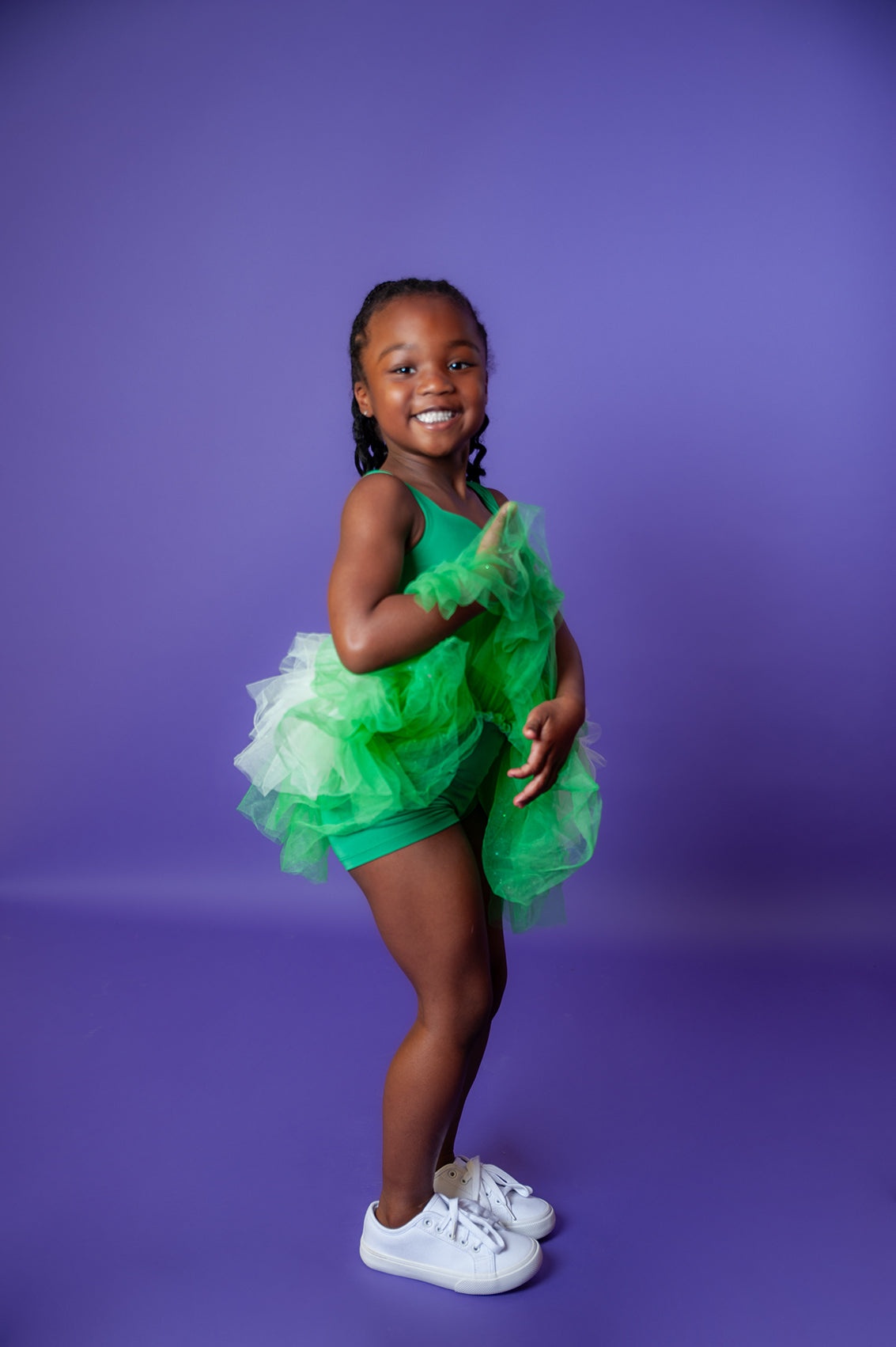 Green  tutu set Bamboo