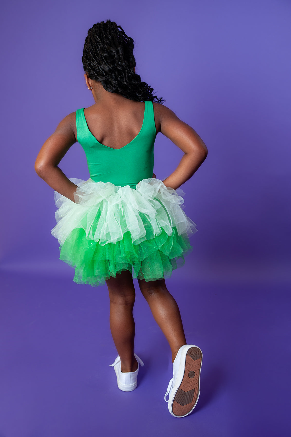Green  tutu set Bamboo