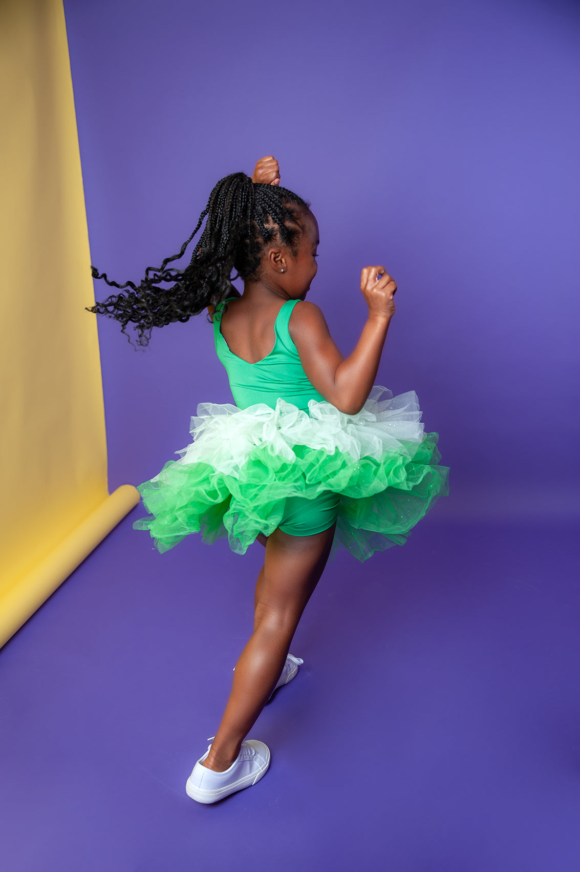 Green  tutu set Bamboo