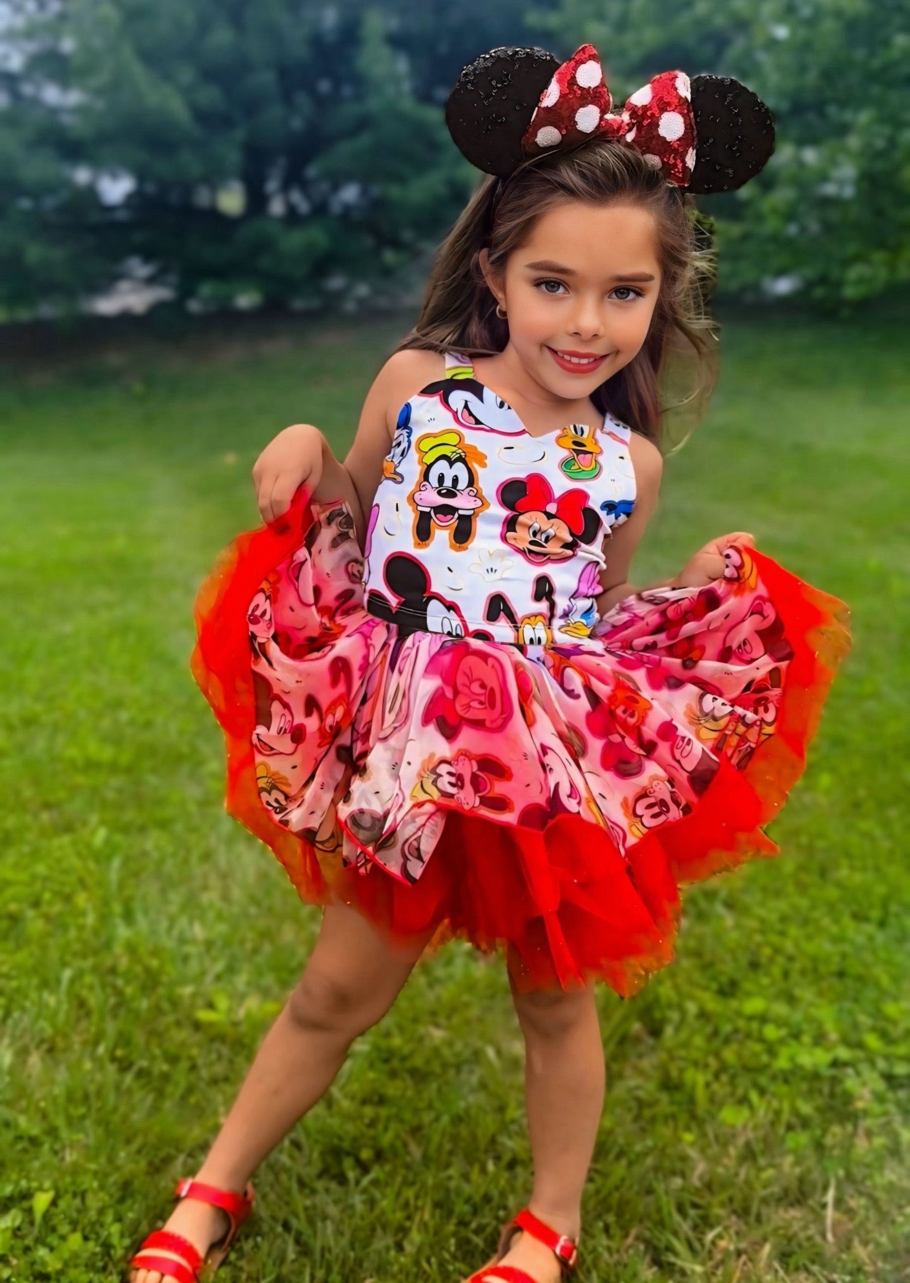 Mouse & Friends tutu set Bamboo