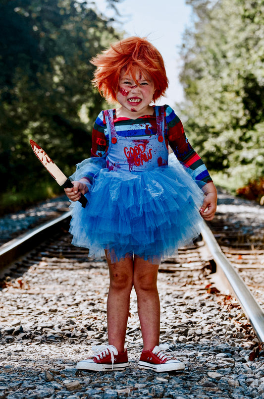 Chucky inspired tutu set Bamboo two piece full coverage